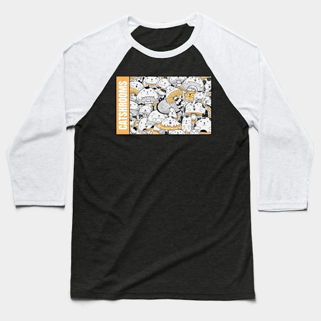 Pattern Preparation Baseball T-Shirt by Here Comes Art